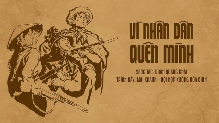 lời bài hát vì nhân dân quên mình