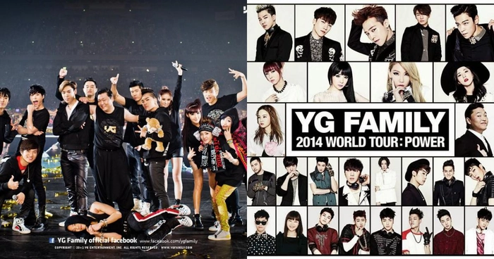thành viên của yg family