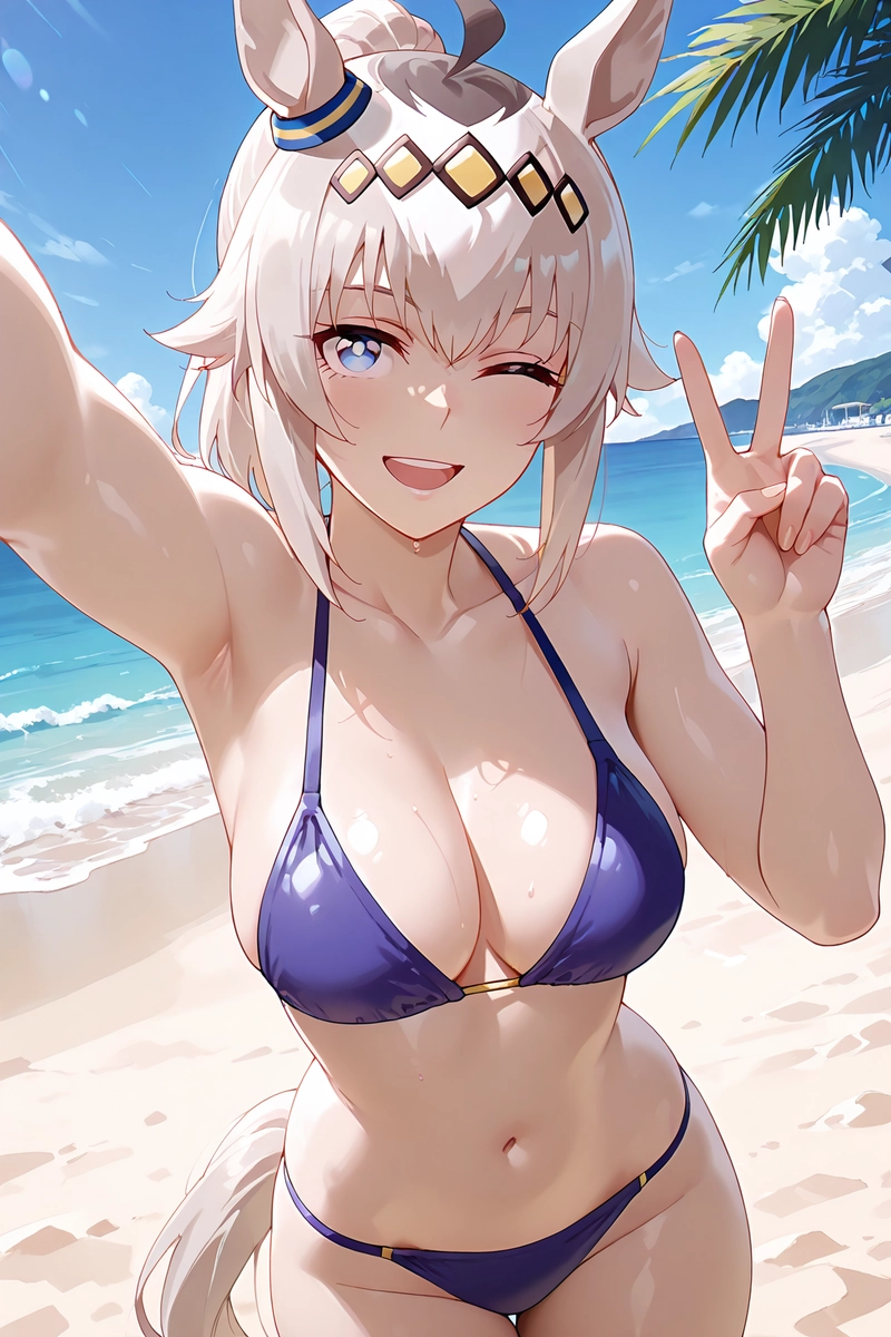 Ảnh anime gái xinh mặc bikini quyến rũ
