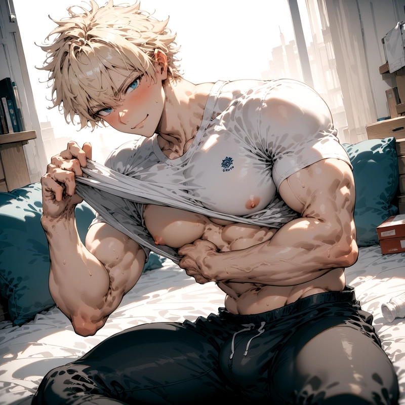 Ảnh anime nam ngầu lạnh lùng 6 múi đẹp trai