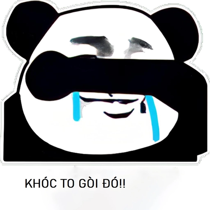 Ảnh chế meme gấu trúc buồn