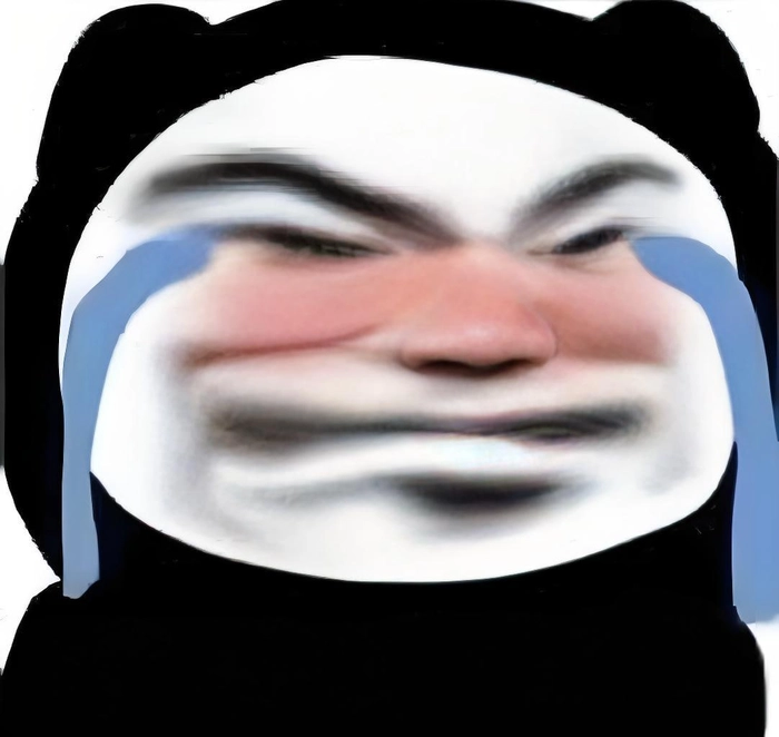 Ảnh chế meme gấu trúc khóc