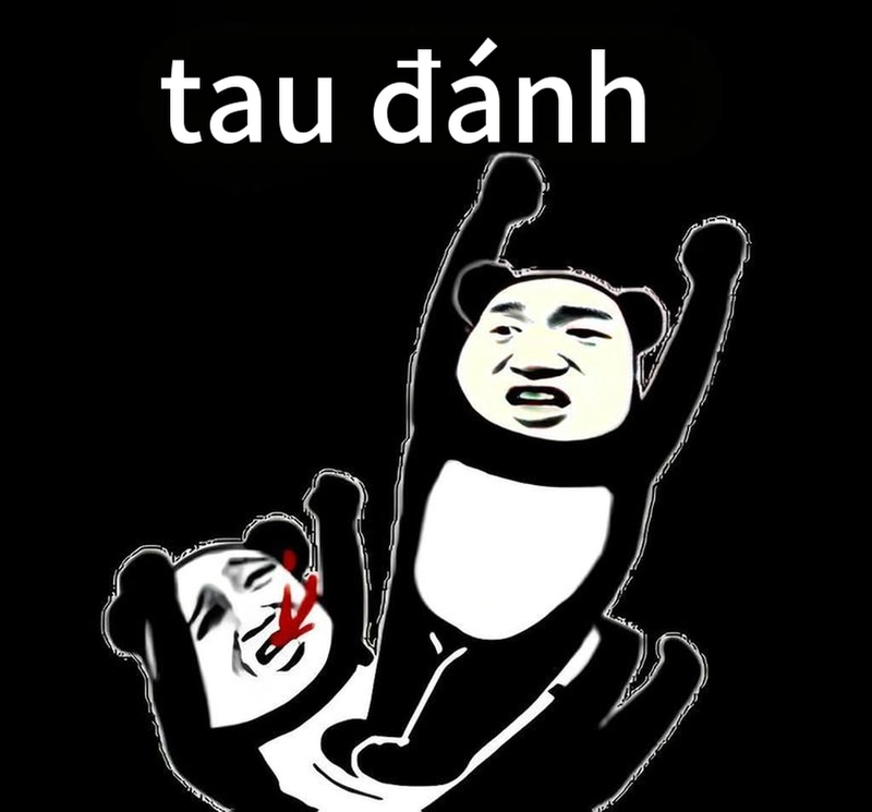 Ảnh chế meme gấu trúc ngang ngược hay ho