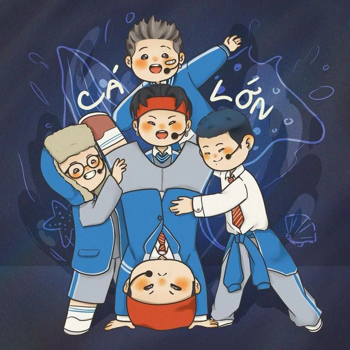 Ảnh chibi Anh Trai Vượt Ngàn Chông Gai đáng yêu vui nhộn