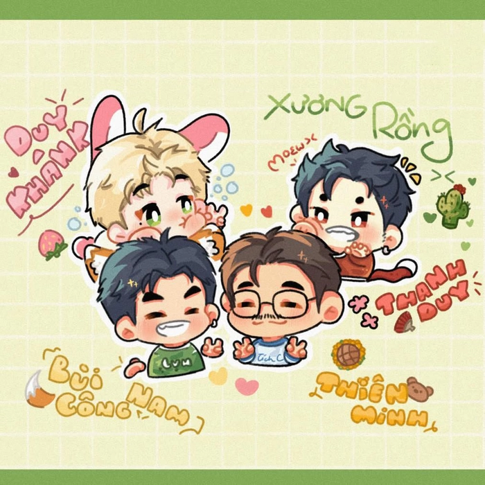 Ảnh chibi Anh Trai Vượt Ngàn Chông Gai hài hước