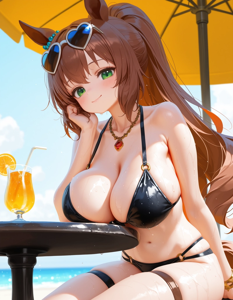 Ảnh gái anime mặc bikini dễ thương