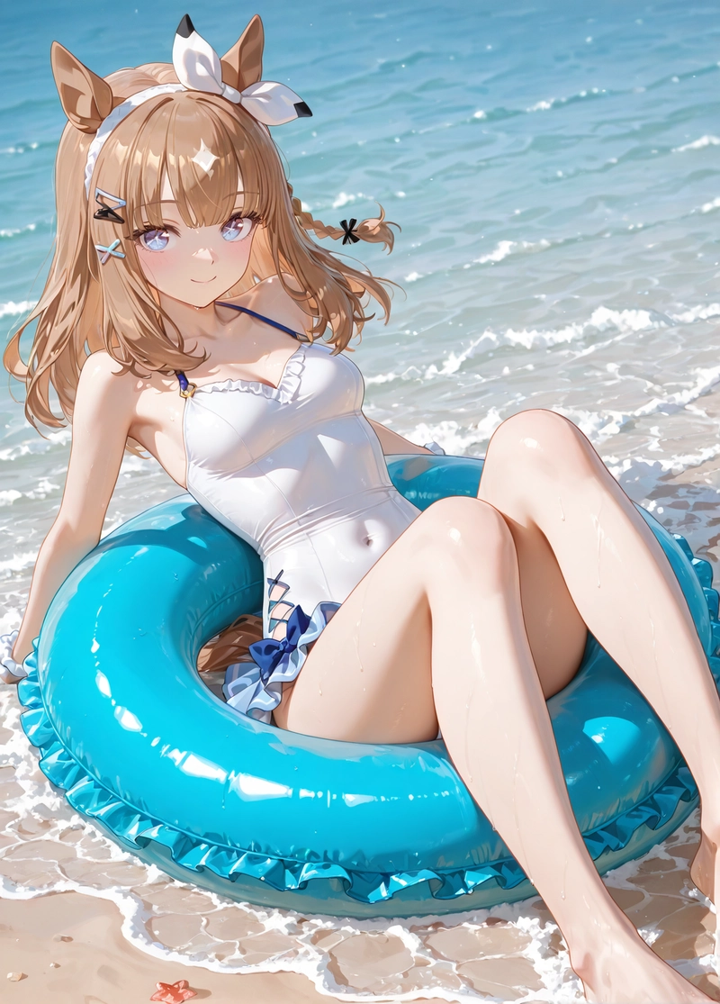 Ảnh gái anime mặc bikini ngọt ngào