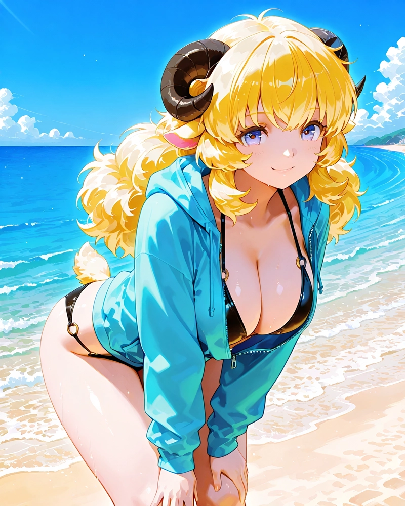 Ảnh gái anime mặc bikini sexy