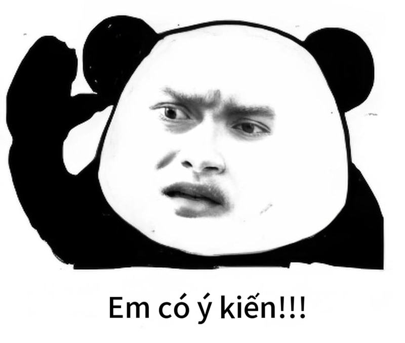 Ảnh gấu trúc meme mắt thâm vui nhộn