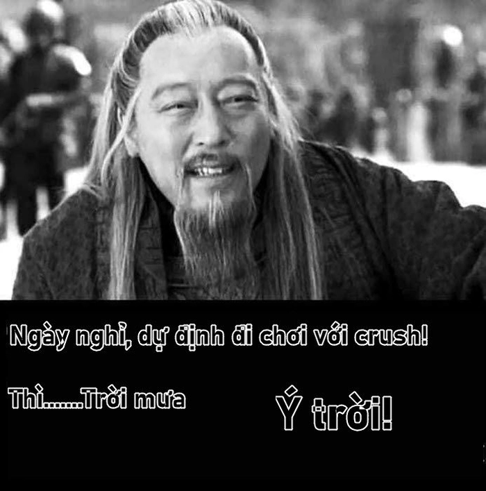 Ảnh meme ý trời không nhịn được cười
