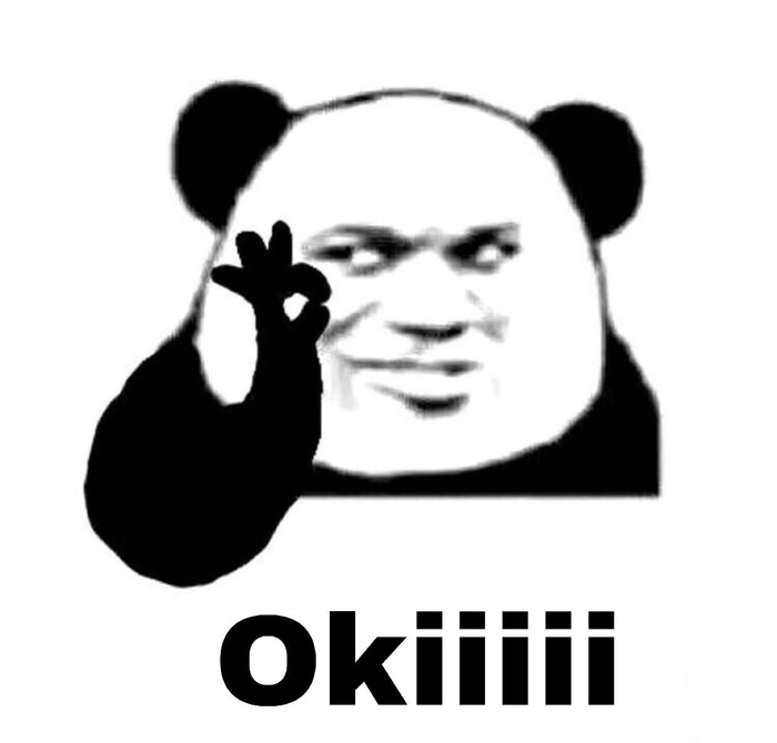Avatar meme gấu trúc ok