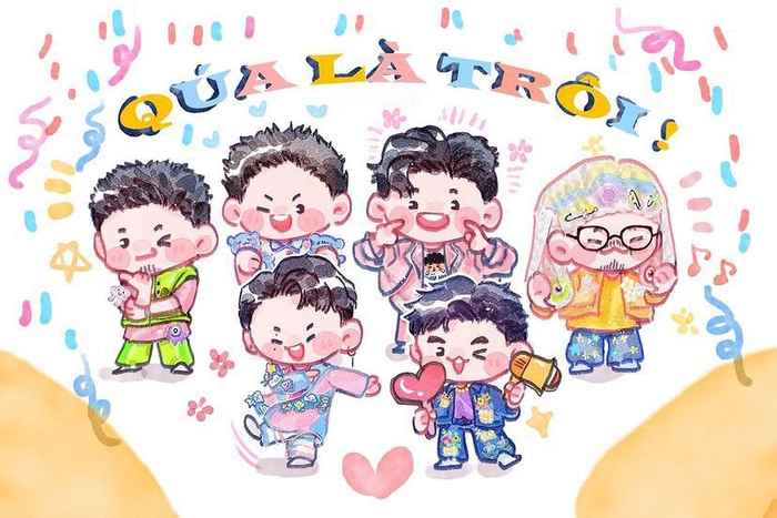 Bộ sưu tập chibi Anh Trai Vượt Ngàn Chông Gai