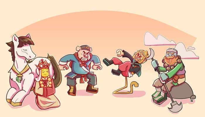 Hình Tây Du Ký chibi đẹp mắt