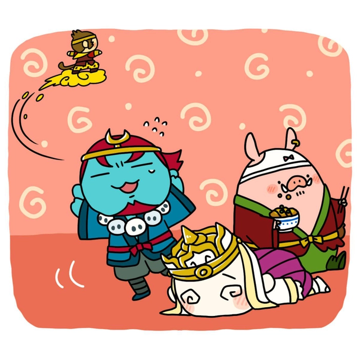 Hình Tây Du Ký chibi vui nhộn
