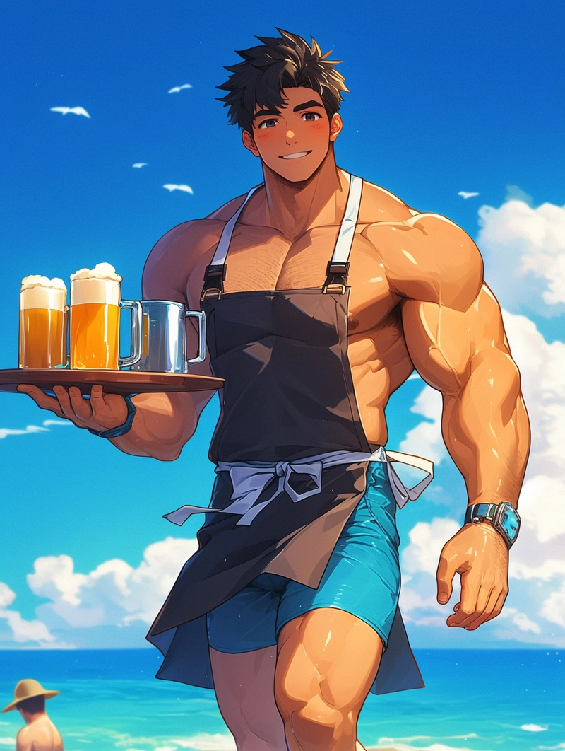 Hình ảnh 6 múi che mặt anime bí ẩn