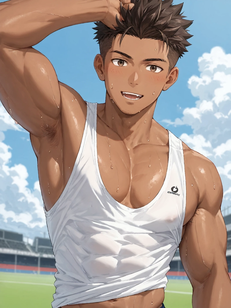 Hình ảnh anime boy 6 múi cực ngầu