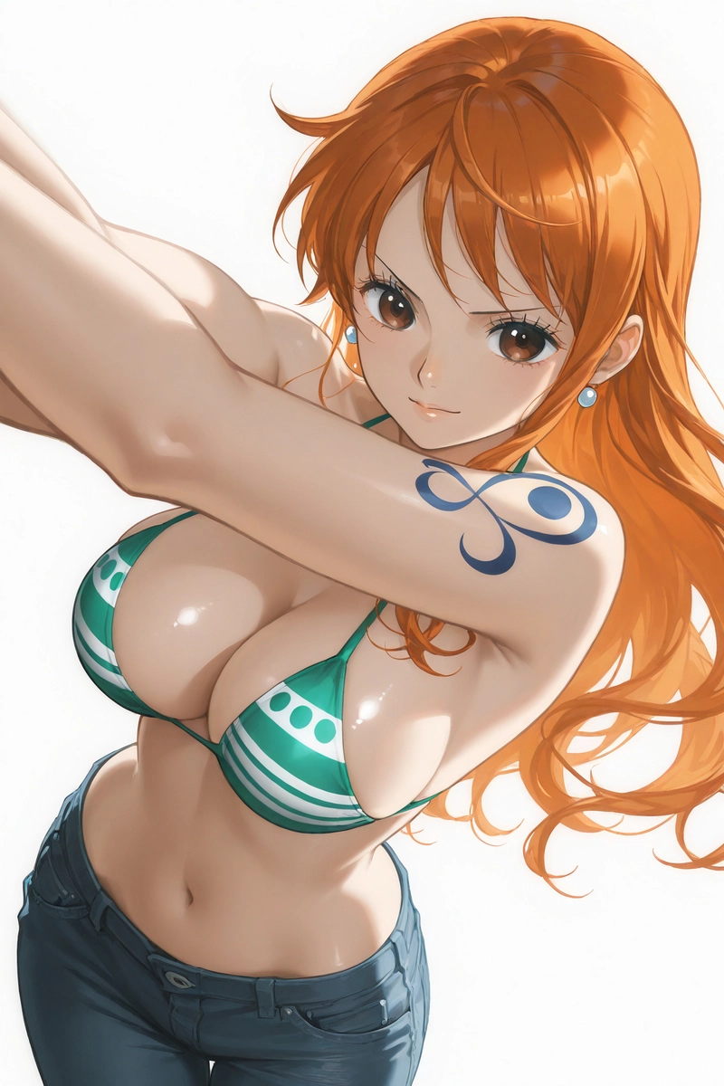 Hình ảnh con gái anime mặc bikini hấp dẫn