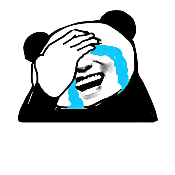 Hình ảnh meme gấu trúc buồn