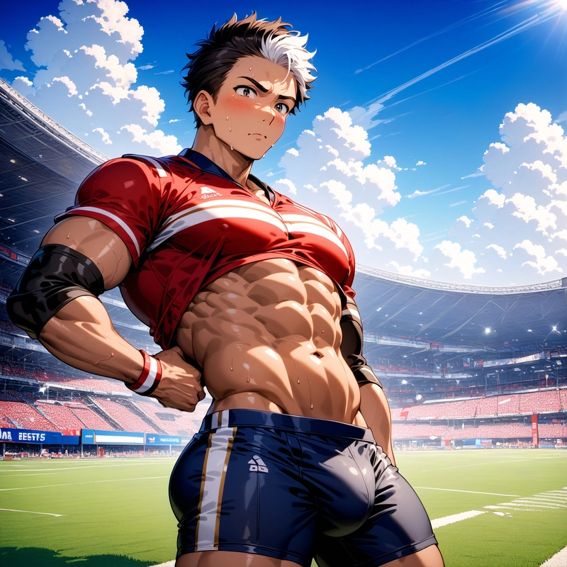 Hình ảnh trai 6 múi anime cool ngầu
