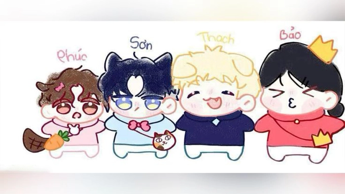 Hình chibi Anh Trai Vượt Ngàn Chông Gai ngộ nghĩnh