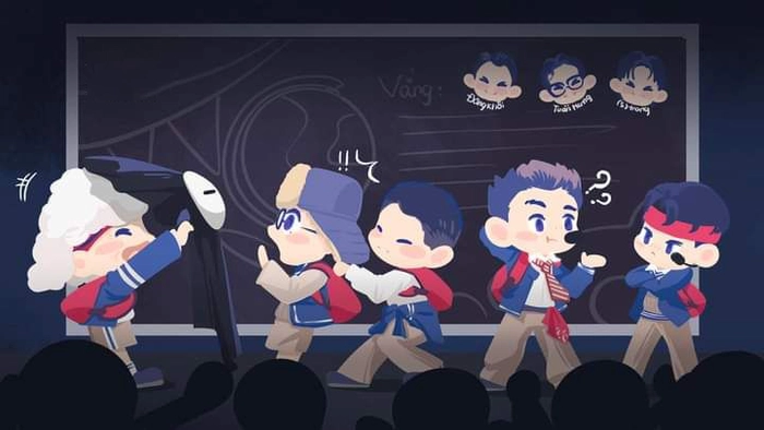 Hình chibi Anh Trai Vượt Ngàn Chông Gai sáng tạo