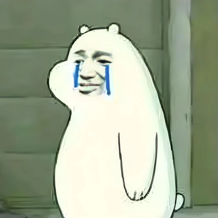Hình meme gấu trúc buồn troll
