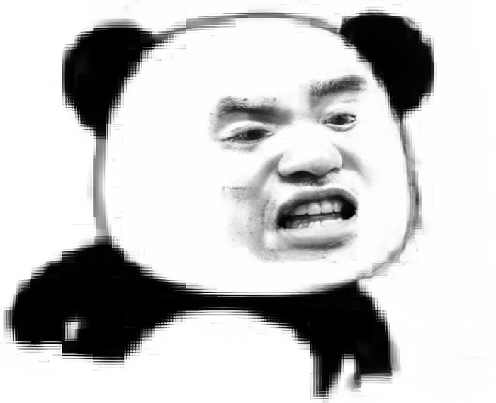 Hình meme gấu trúc dỗi cute
