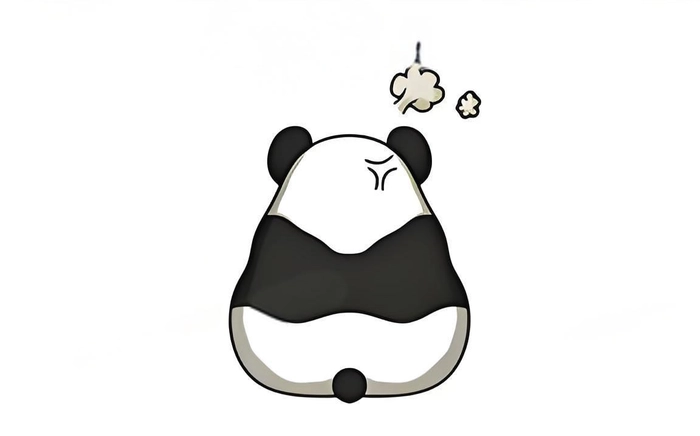 Hình meme gấu trúc dỗi hài bựa