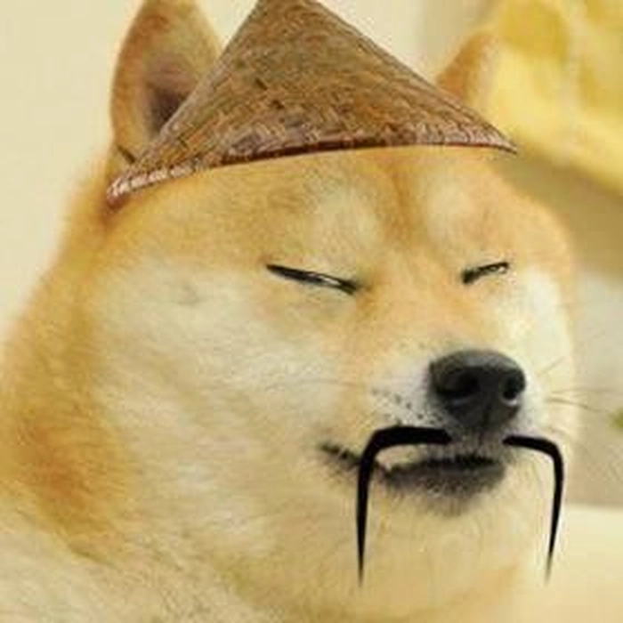 Meme chó Shiba cầm súng hài hước