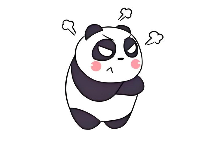 Meme gấu trúc bất lực cute hài