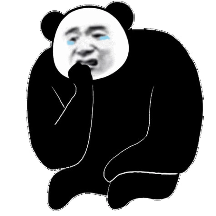 Meme gấu trúc buồn hài hước