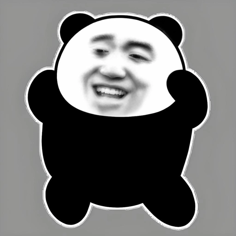 Meme gấu trúc cười hả hê