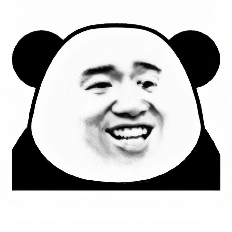 Meme gấu trúc cười ngả nghiêng