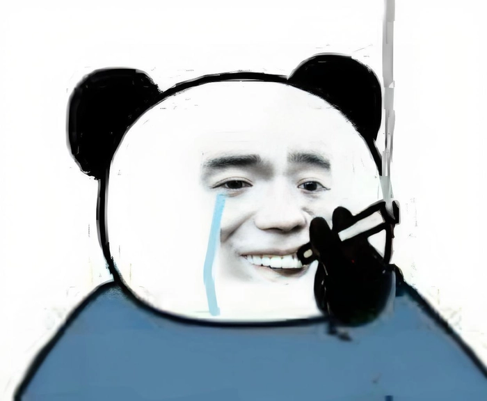 Meme gấu trúc khóc hài hước