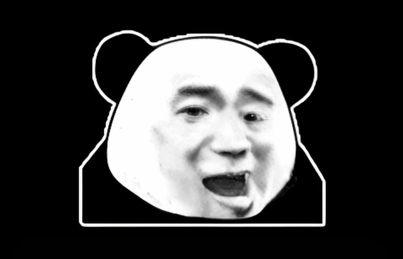 Meme gấu trúc ngạc nhiên cute