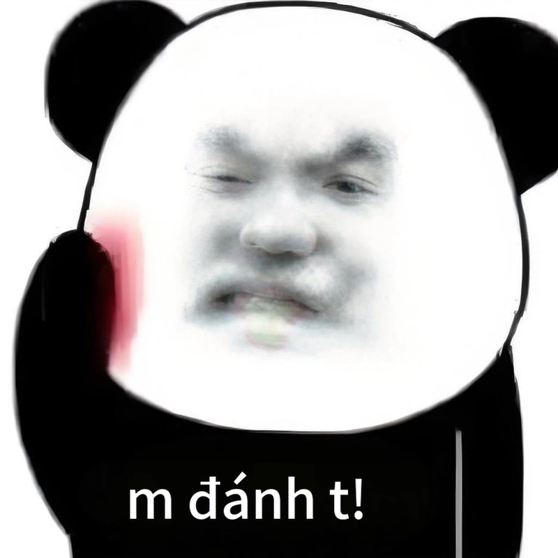 Meme gấu trúc ngang ngược bá đạo