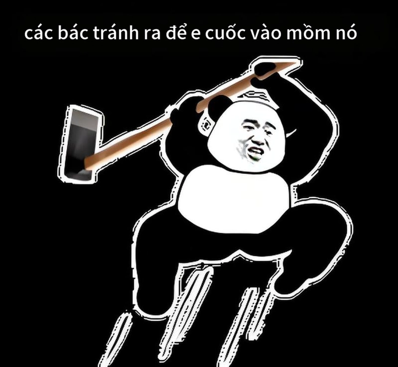 Meme gấu trúc ngang ngược chế bá đạo nhất