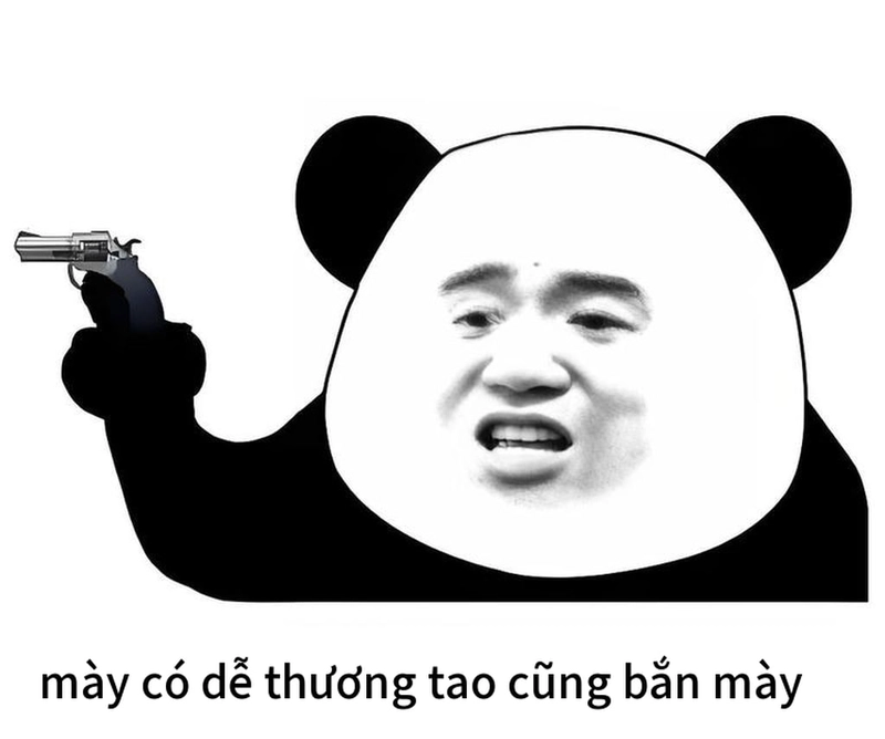Meme gấu trúc ngang ngược lầy bá đạo