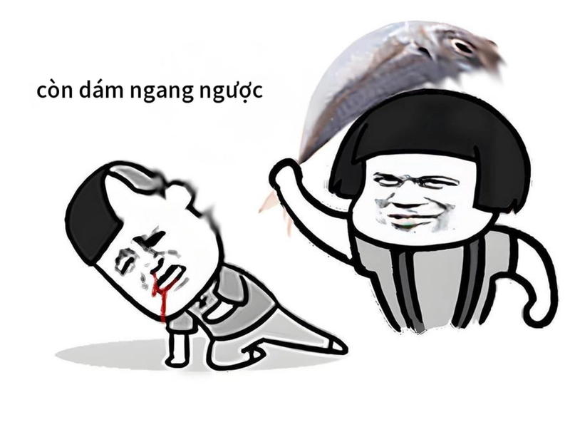 Meme gấu trúc ngang ngược troll bạn bè