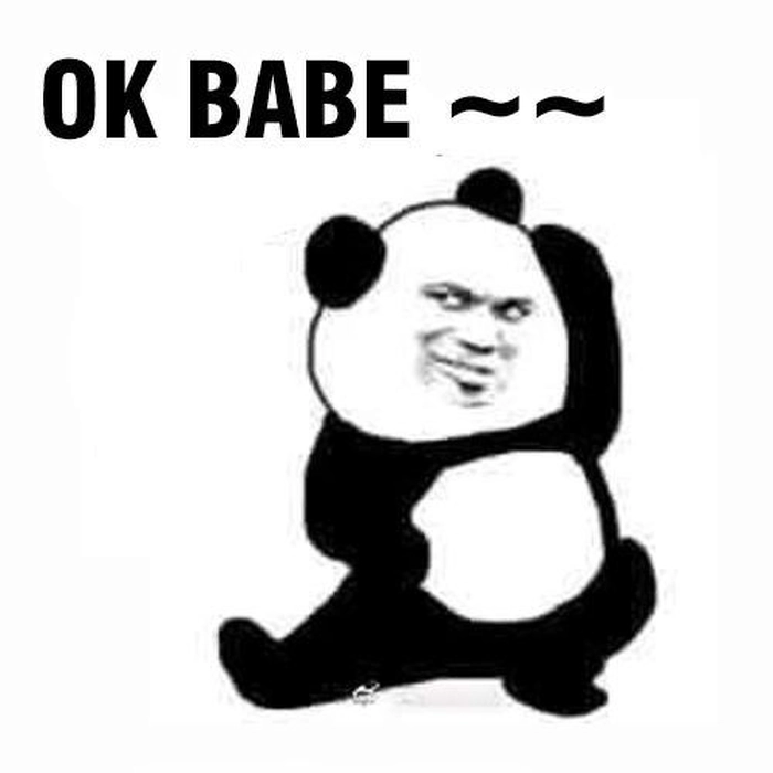 Meme gấu trúc ok cười