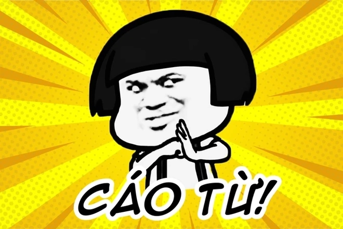Xin cáo từ meme châm biếm