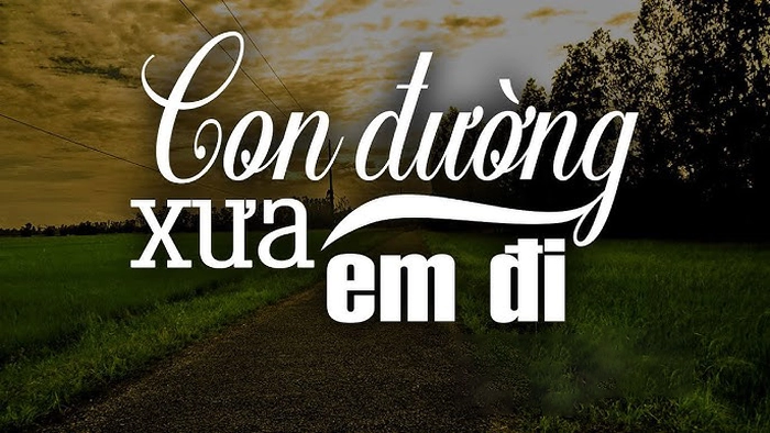 lời bài hát con đường xưa em đi