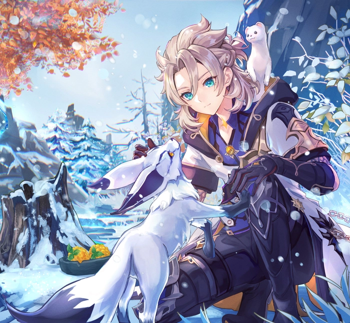 Ảnh Albedo Genshin chất lượng cao