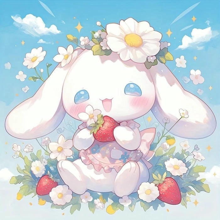 Ảnh Cinnamoroll anime cute rạng rỡ