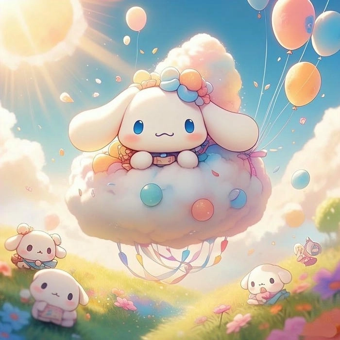 Ảnh Cinnamoroll cute ngây thơ