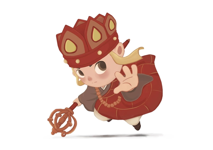 Ảnh Đường Tăng chibi ngộ nghĩnh đáng yêu