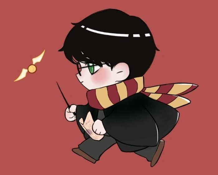 Ảnh Harry Potter chibi cute cho Potterhead