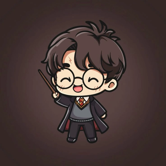 Ảnh Harry Potter chibi cute dành cho fan