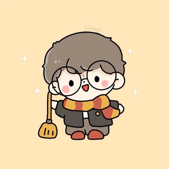 Ảnh Harry Potter chibi cute ngộ nghĩnh