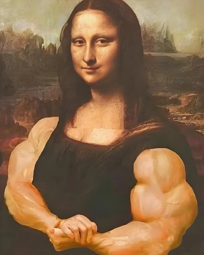 Ảnh Mona Lisa chế hài hước